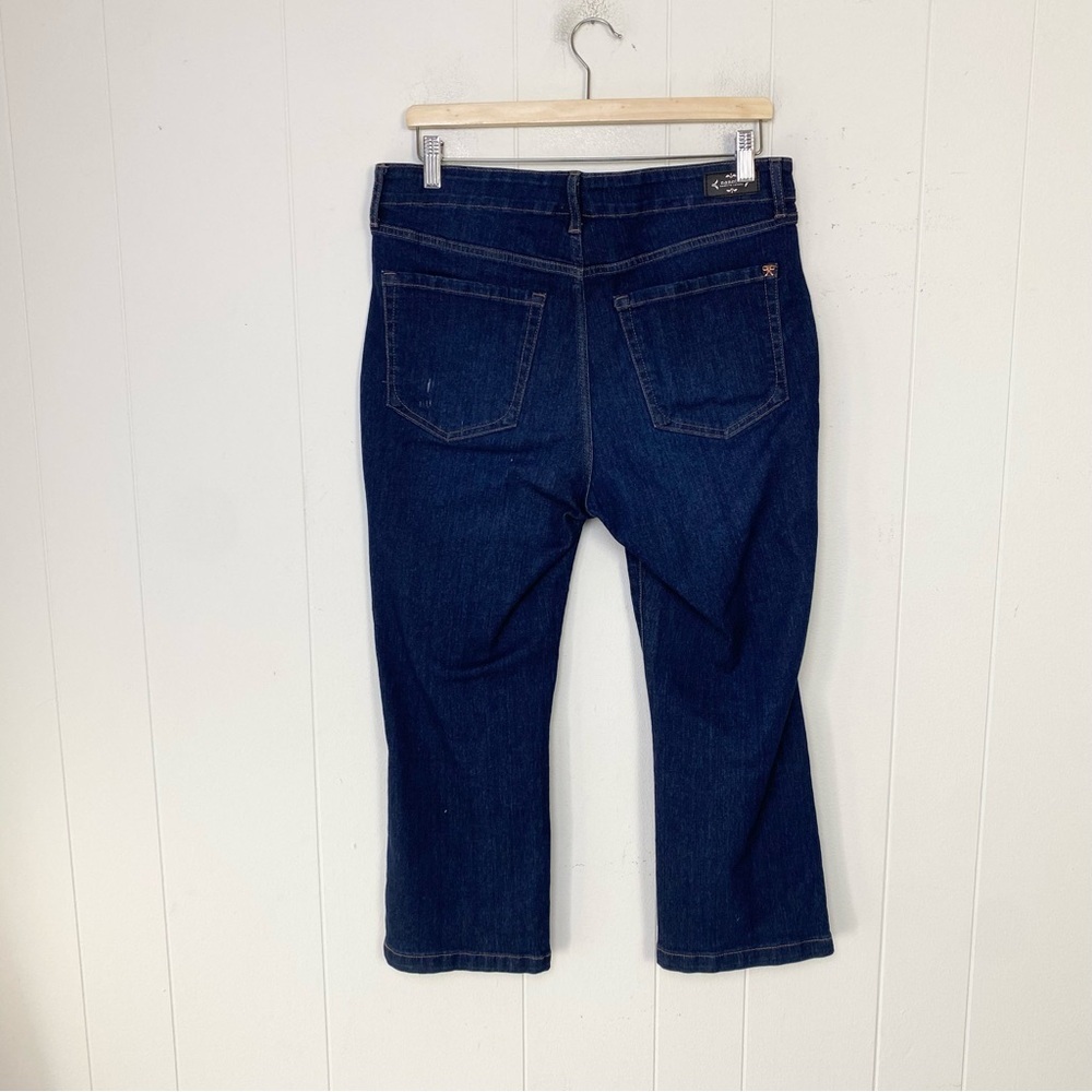 Nanette Nanette Lepore Women’s Denim Blue Belle High Rise Crop Boot Jeans Sz 10P - Picture 2 of 9